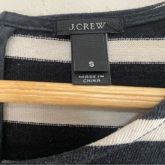 J. Crew black and white striped long sleeve top Size S - Picture 3 of 6